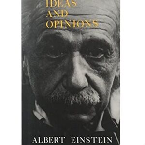 ALBERT EINSTEIN Ideas and Opinions Hardcover Book  Grey One Size